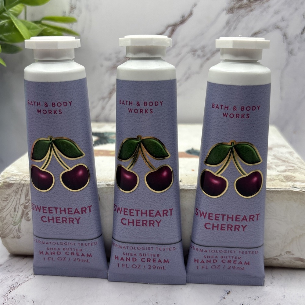 Bath & Body Works Sweetheart Cherry Hand Cream 1 oz Lot of 3 New
